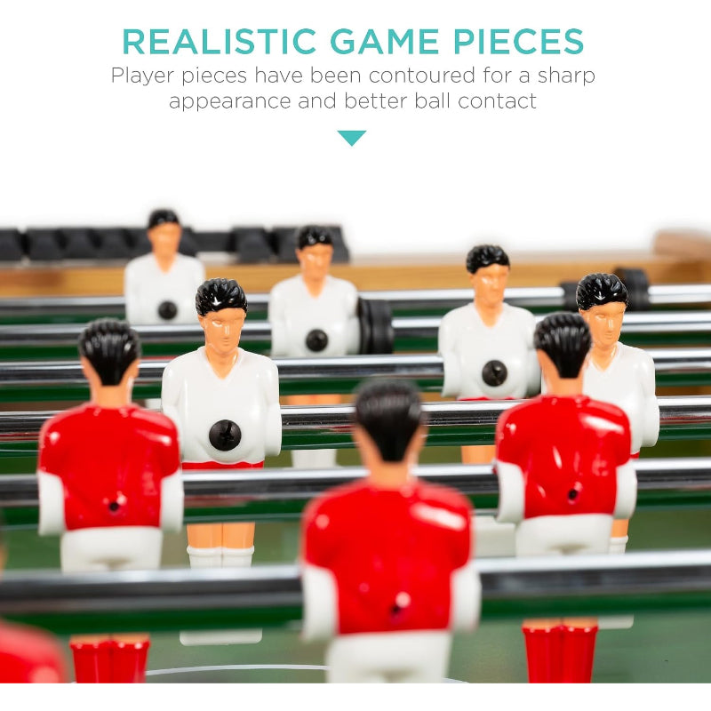 Game Room Foosball Table with Cup Holders