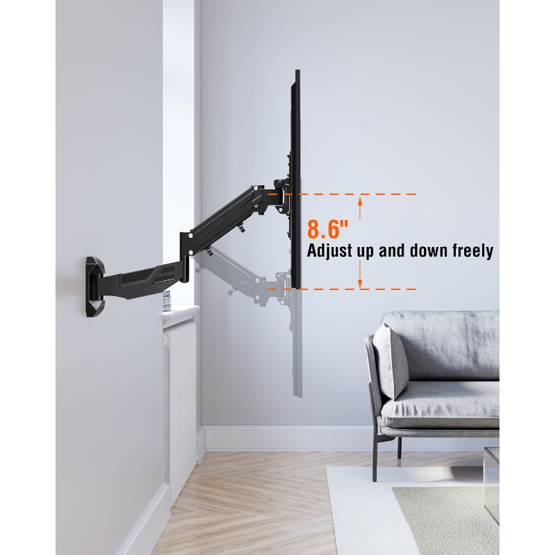 Height Adjustable Full Motion TV Wall Mount