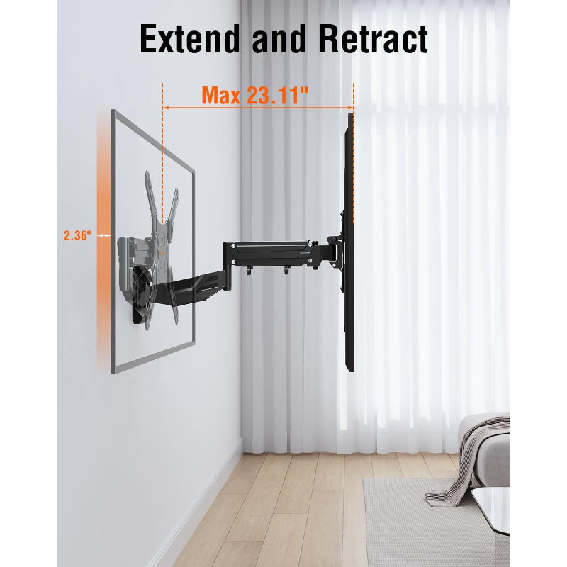 Height Adjustable Full Motion TV Wall Mount