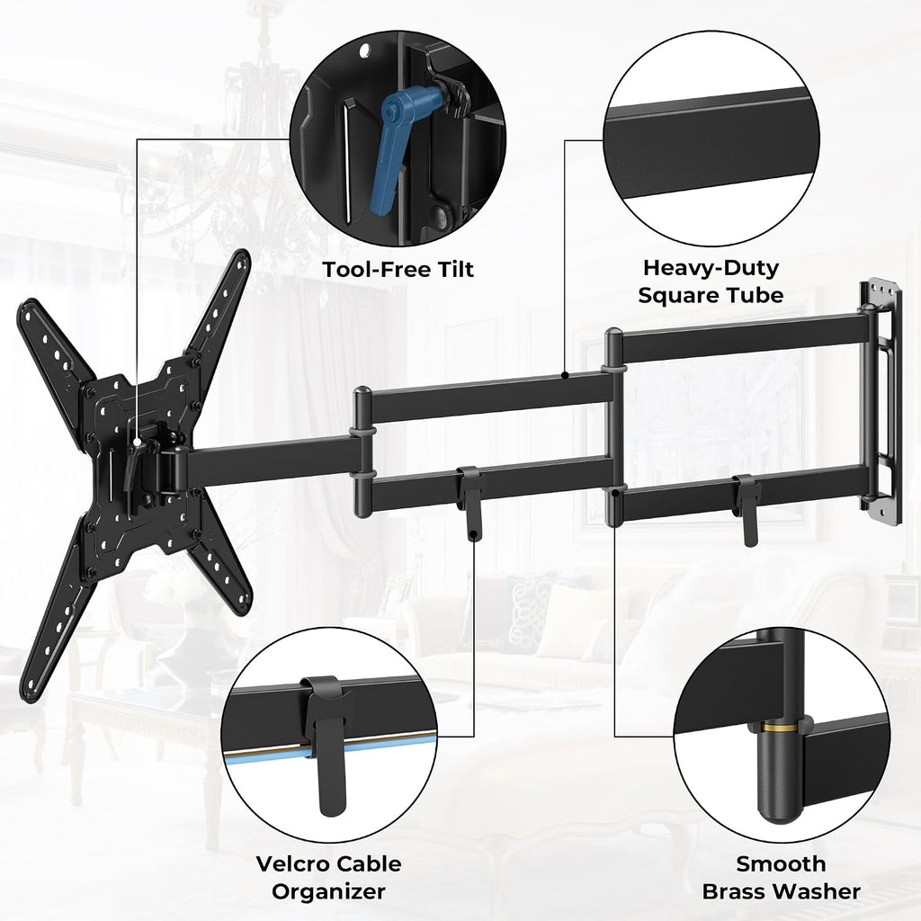 37.4" Extension Long Arm TV Mount