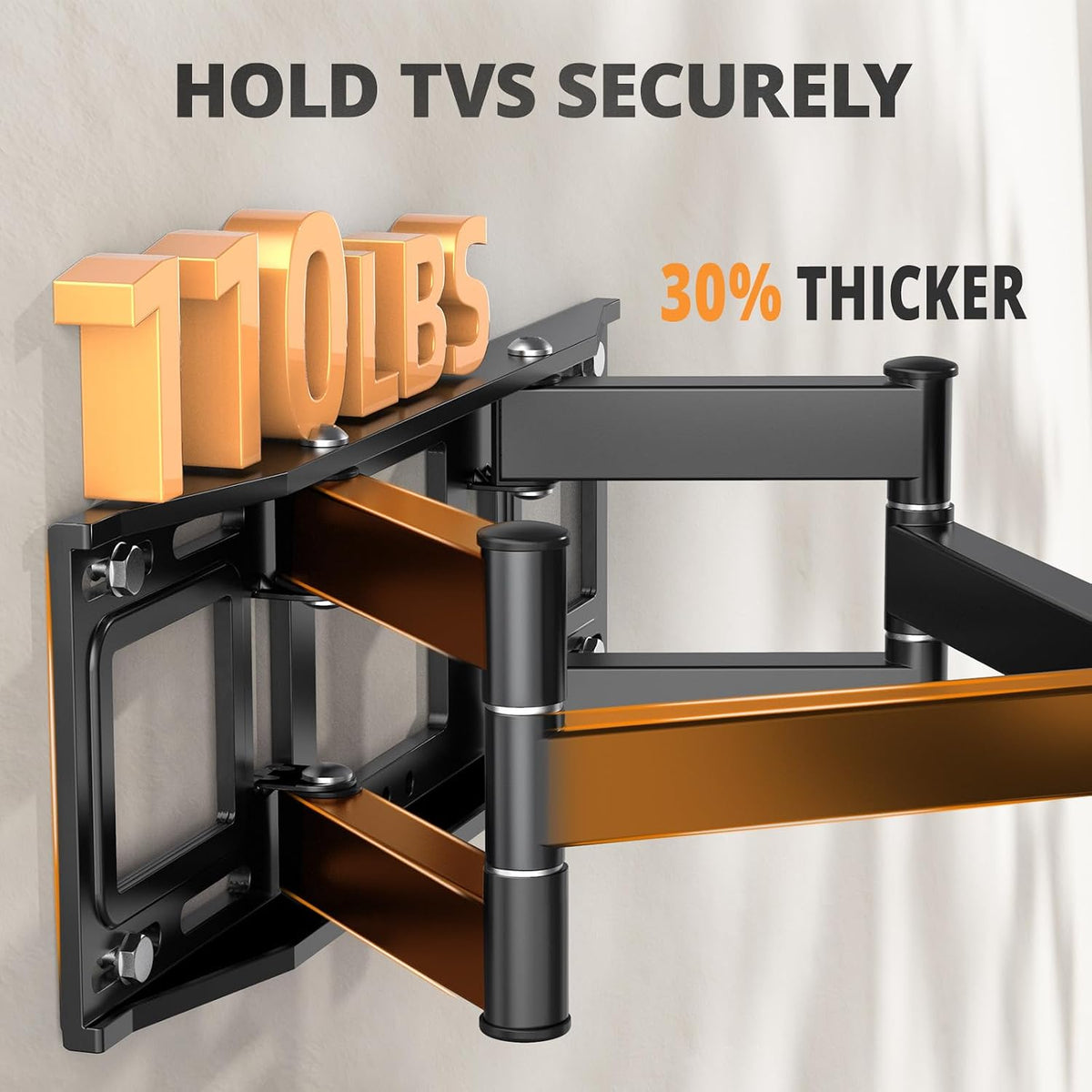 Dual Articulating Arms TV Wall Mount