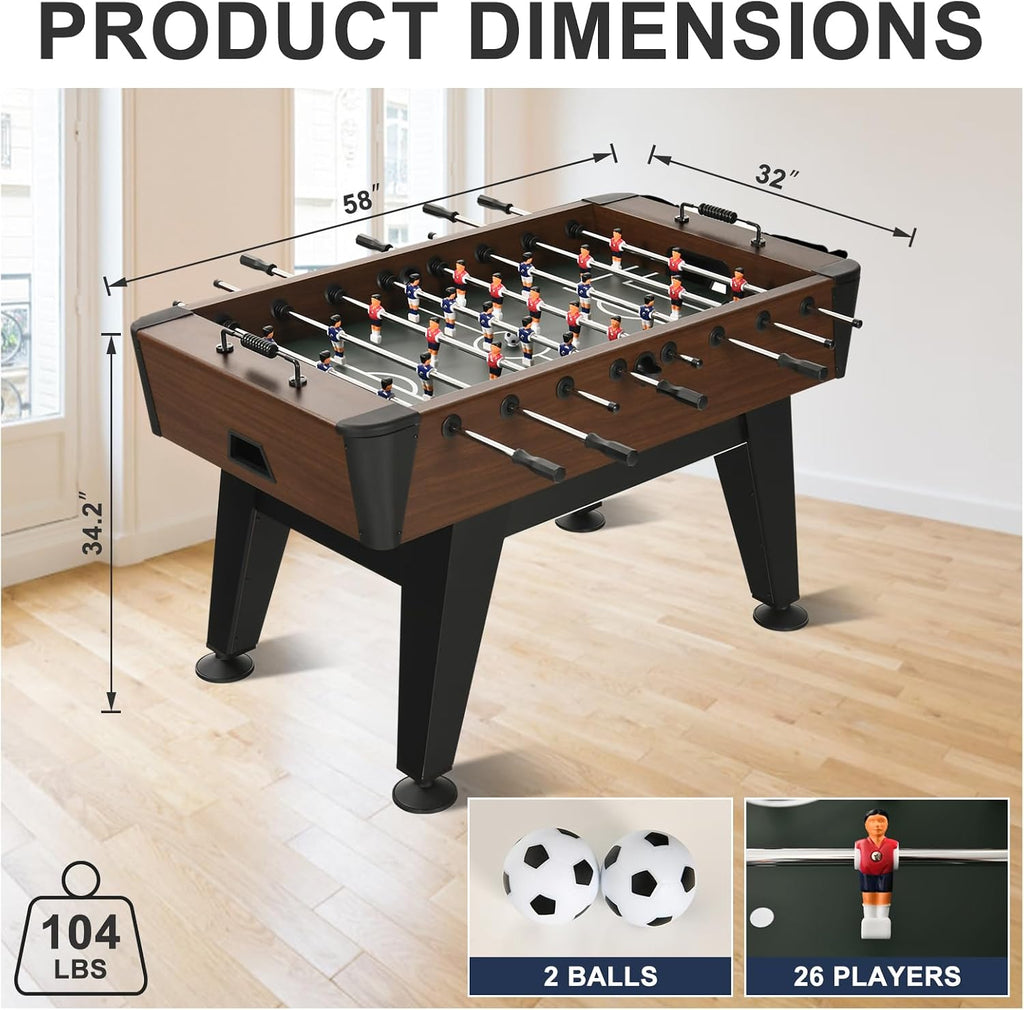 58" Competition Foosball Table