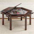 Black Walnut Hex Game Dining Table