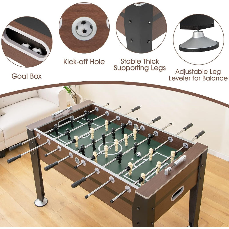 54" Wood Full Size Foosball Table