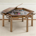 Hex Solid Wood Game Dining Table