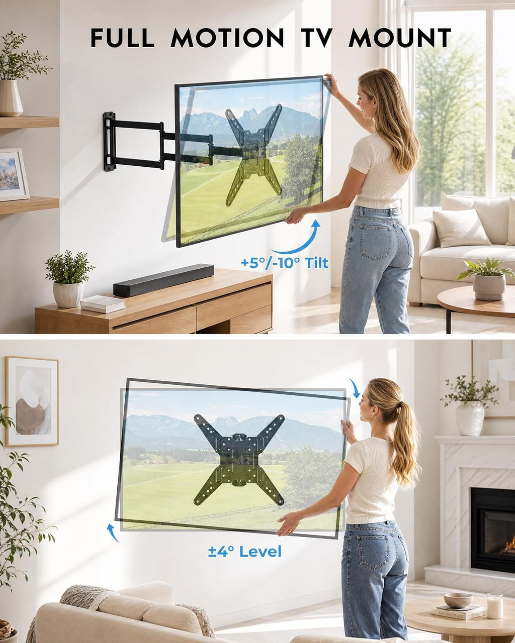 37.4" Extension Long Arm TV Mount