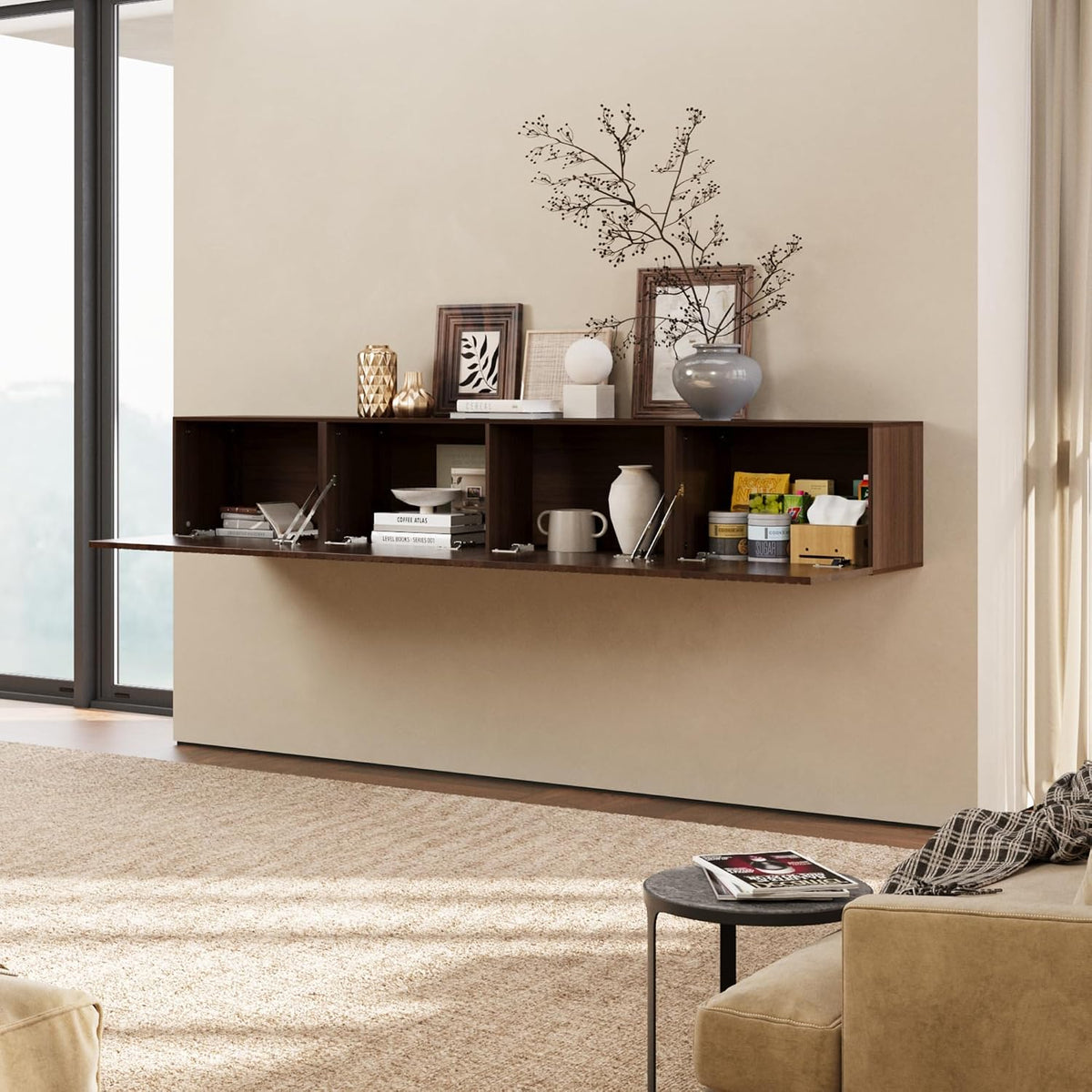 71" Wall Mount Floating TV Stand