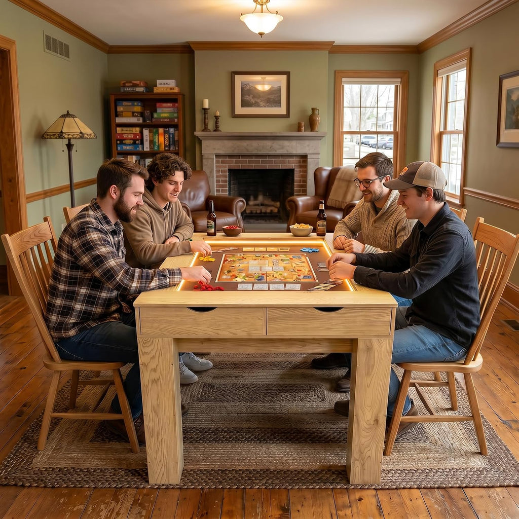 2-in-1 Gaming Dining Board Game Table