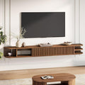 71" Solid Wood Floating TV Stand