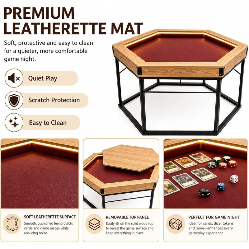 Hex Convertible Game Dining Table