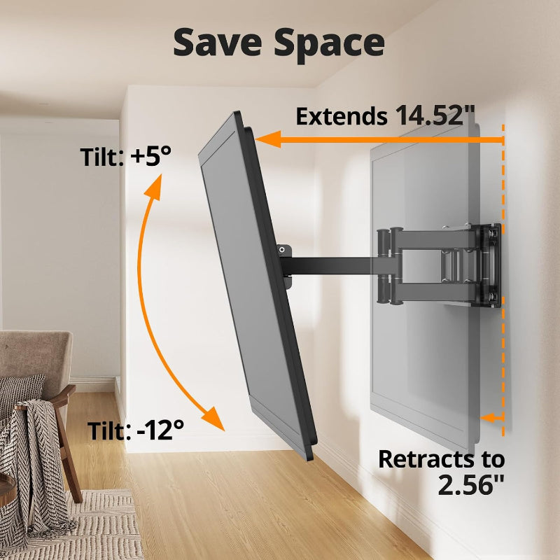 Dual Articulating Arms TV Wall Mount