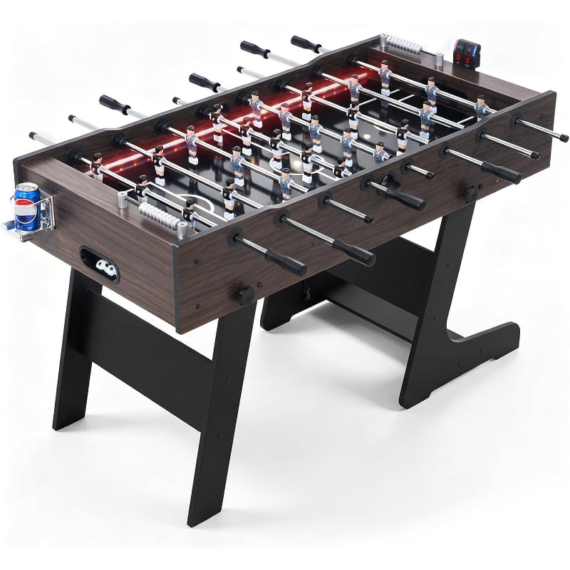 53" LED Folding Foosball Table